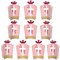 Big Dot of Happiness Pink Elegant Cross - Table Decorations - Girl Religious Party Fold and Flare Centerpieces - 10 Count